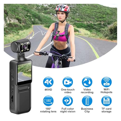 LNBBEQ yingchangbaihuoshanghang Cámara Mini 4K WiFi miniatura 5