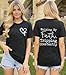 Christian Shirts for Women Walking by Faith Tripping Constantly Religious Tshirt Inspirational Bible Tee Dark Gray XL