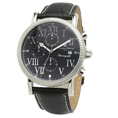 [�T���o�g�[���}�[��]Salvatore Marra �y�I�ׂ�5���f���z�����Y ���g���� �ʂ˂������[�Y �N���m�O���t �^���� ���U�[ ���[�}���� SM19109 �r���v [�������K�i] (SM19109-SSBK1�Fno.2)
