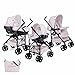 Chicco Trio Sprint Carrito de Bebé 3 Piezas con Sistema de Viaje Modular Apto de 0 a 36 Meses, Sillita de Paseo con Capazo y Silla para Coche, Ligera, Plegable y Compacta, Color Beige (Sandshell)