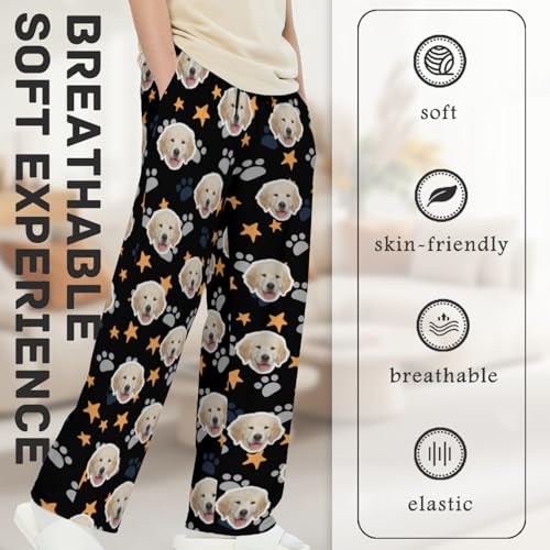 Custom Pajama Pants - Personalized Sleepwear & Lounge Pants with Text/Photo Printing - Family Matching4