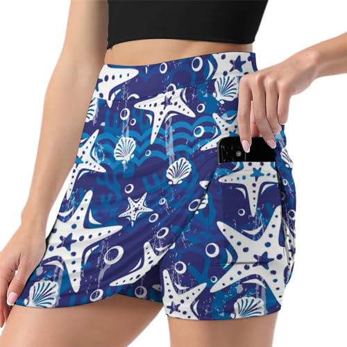 Jupe short de golf et tennis pour femme active idéale pour le running et les sorties d'été