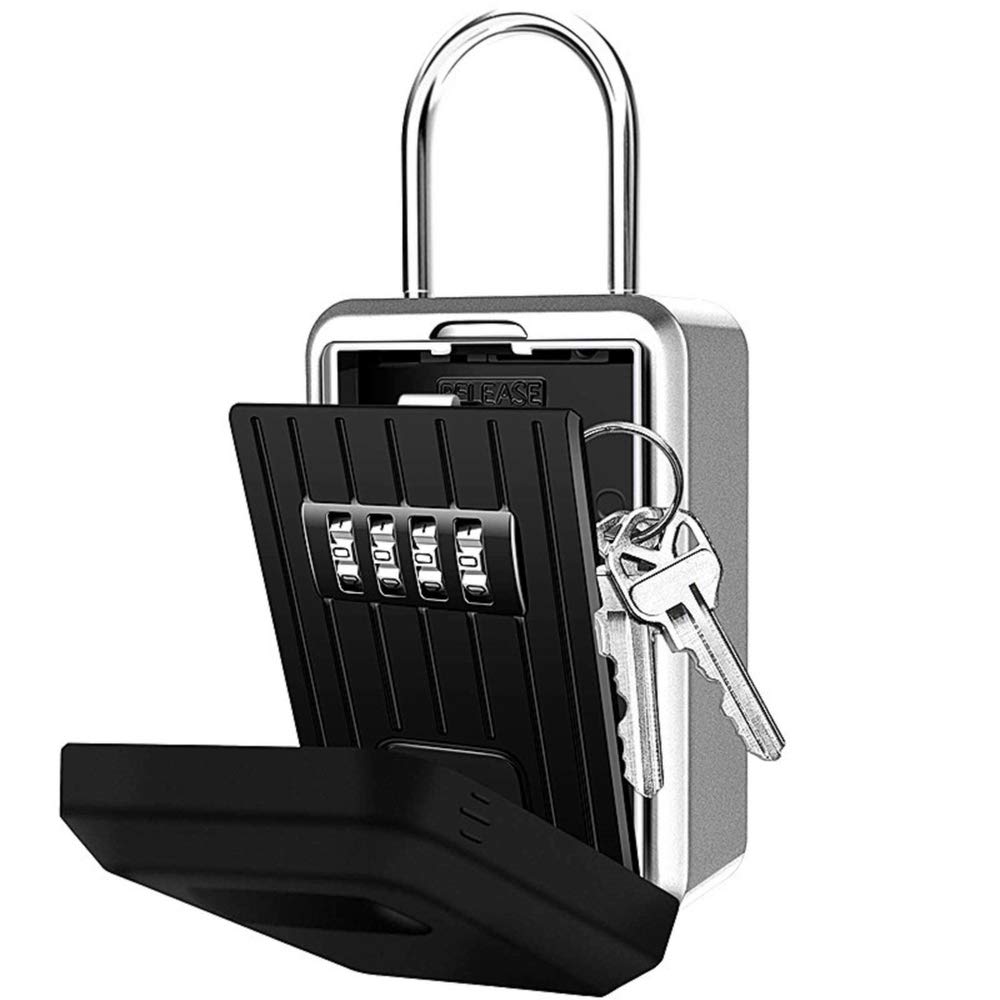 Buy Loboo Idea Portable Key Lock Box, 4Digit Combination Lockbox