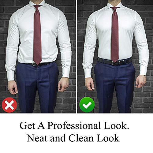 Aferelle Shirt Stays Elastic Adjustable Tucker Belt For Men Women - Image 4