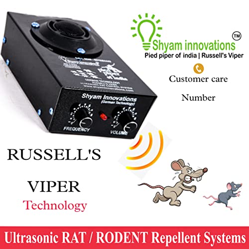 Image of SHYAM INNOVATIONS Ultrasonic Rat & Rodent Pest Repellent To Provide You Healthy Surrounding From Rats & Rodents Easy & Safe For Home, Office, Kitchen (Area Cov:2000 Sq. Feet)