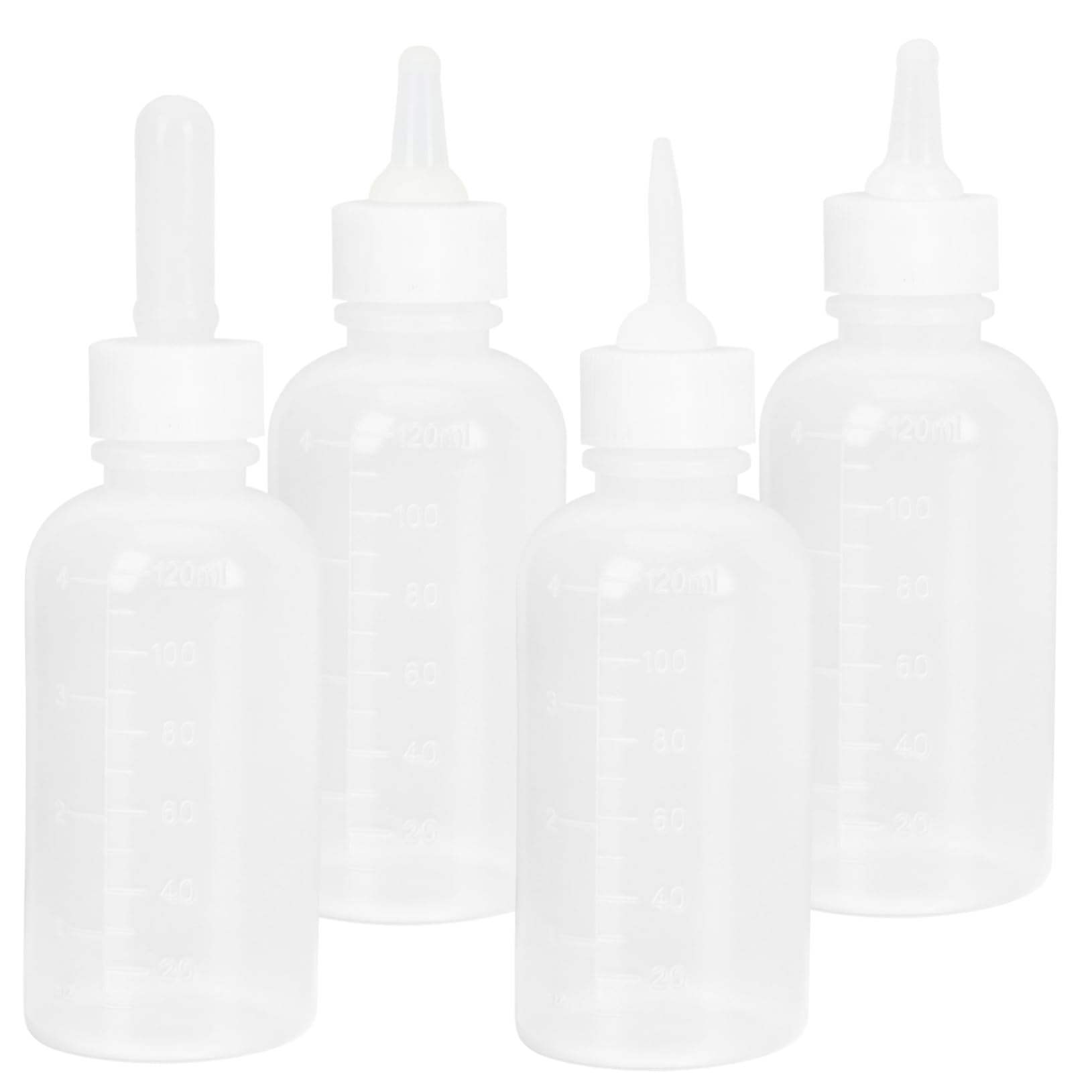 SUPVOX Pet Bottle Set 120ml Dog Cat Feeding Bottle Kitten for Puppy Kitten Reusable