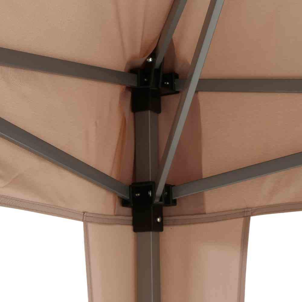 Siena Garden Starter Pavillon 300x300 cm Taupe
