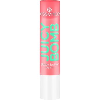 essence JUICY BOMB glossy butter balm Lippenbalsam Nr. 01 Rot nat rlich gl nzend strahlend frisch vegan ohne Parabene ohne Mikroplastikpartikel Nanopartikel frei 1er Pack 2.5g