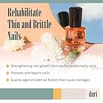 Duri Rejuvacote 2 Nail Growth Base and Top Coat, Balanced Repair - Nail Hardener for peeling, thin, or fragile nails (Pack of 2) - Image 2