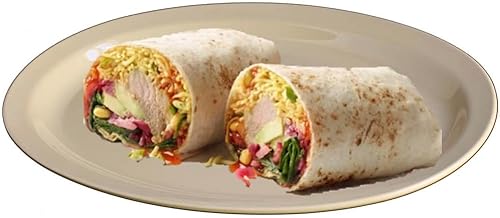 Miniatura 4 de clásico Western melamina oval Platos borde estrecho Platter, 9  12" X 6  34," Blanco o café # 510, Bronceado