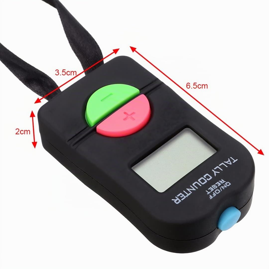DollaTek - Contatore manuale palmare elettronico, Funzione di addizione e sottrazione, Contatore digitale piccolo per sport