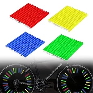 48Pcs Fiets Reflecterende Spaken Fietsspaakreflector Reflecterende Clip Voor Fiets Fietsaccessoires Reflectoren…