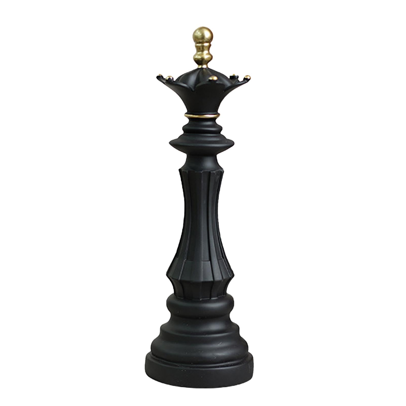 Chess Statue Home Decor - Chess Statue Chess Decor - Desk Decor Collectible Figurines, Chess Piece Sculpture Resin Craft for Bedroom Living Room Desktop