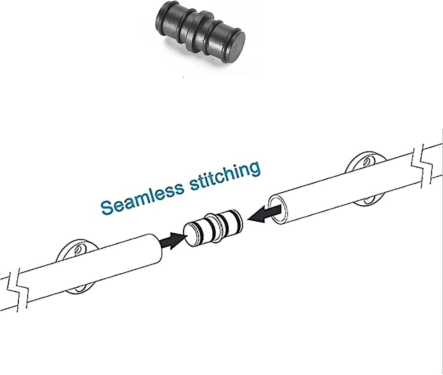 Rolling Ladder Hardware Library Sliding Ladder Hardware Kit,Black Carbon Steel Hardware Complete Set of Accessories,with Floor Rollers,for Library/LOFT/Home Escalator,400cm(13.1 ft) Track