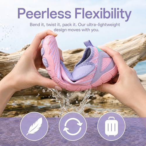 Image of Hike Barefoot Shoes Womens Men,Unisex Barefoot Water Shoes Breathable, Anti-Slip Hiking Footwear for Athletic Wide Toe Shoe Footwear for Hiking, Walking, Running, Yoga, and Water Sports