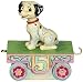 Disney Traditions by Jim Shore 101 Dalmatians Lucky Birthday Train Age 5 Stone Resin Figurine, 3.5"