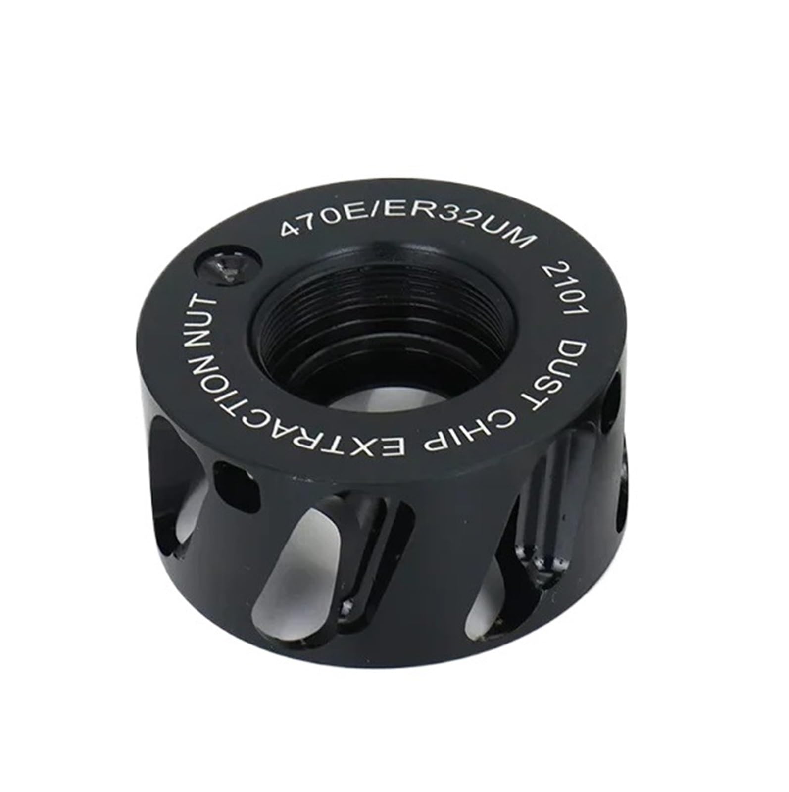 CNC Chip Extraction Nut Vacuum Nut for ER20 ER25 ER32 ER40 Collect Chuck CNC Router Extraction Nuts(R40UM)