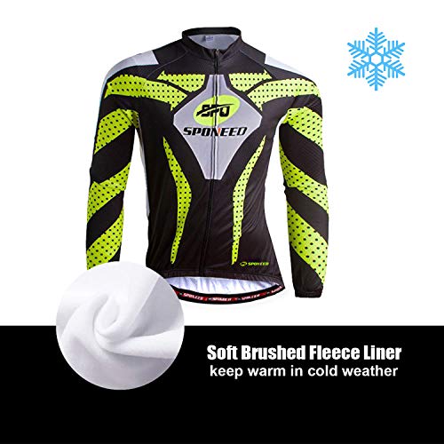 Camisa de ciclismo masculina de lã quente para inverno para ciclismo roupas térmicas para bicicleta