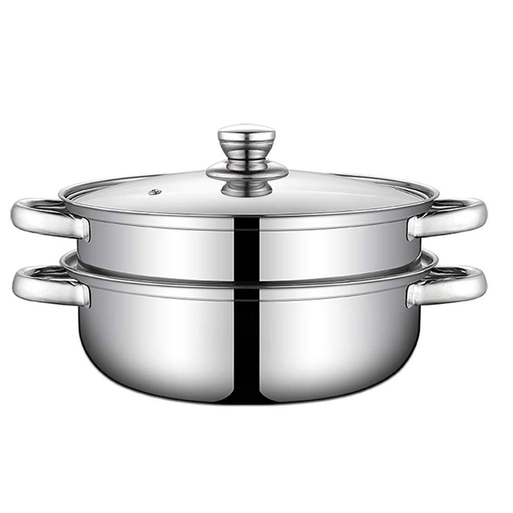 Vaporera de Acero Inoxidable, Olla de Vapor de inducción de Alimentos, vaporera de Utensilios de Cocina Dim Sum for Herramienta de Cocina