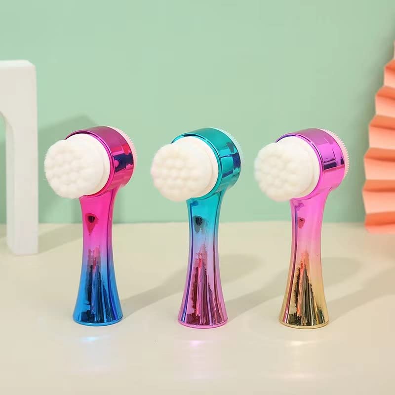 Amazon.com: Facial Cleansing Brush 2 in 1Double-Sided Facial