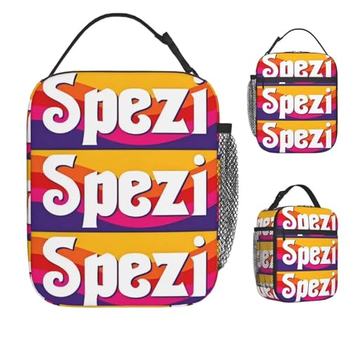 ZGHQHCDRH Bolsa de Almuerzo con Logo Paulaner Spezi Alemania Beer Leisure Lunch Box para Playa Unisex Bolsa de Nevera Conveniente Bolsas de Comida Personalizadas