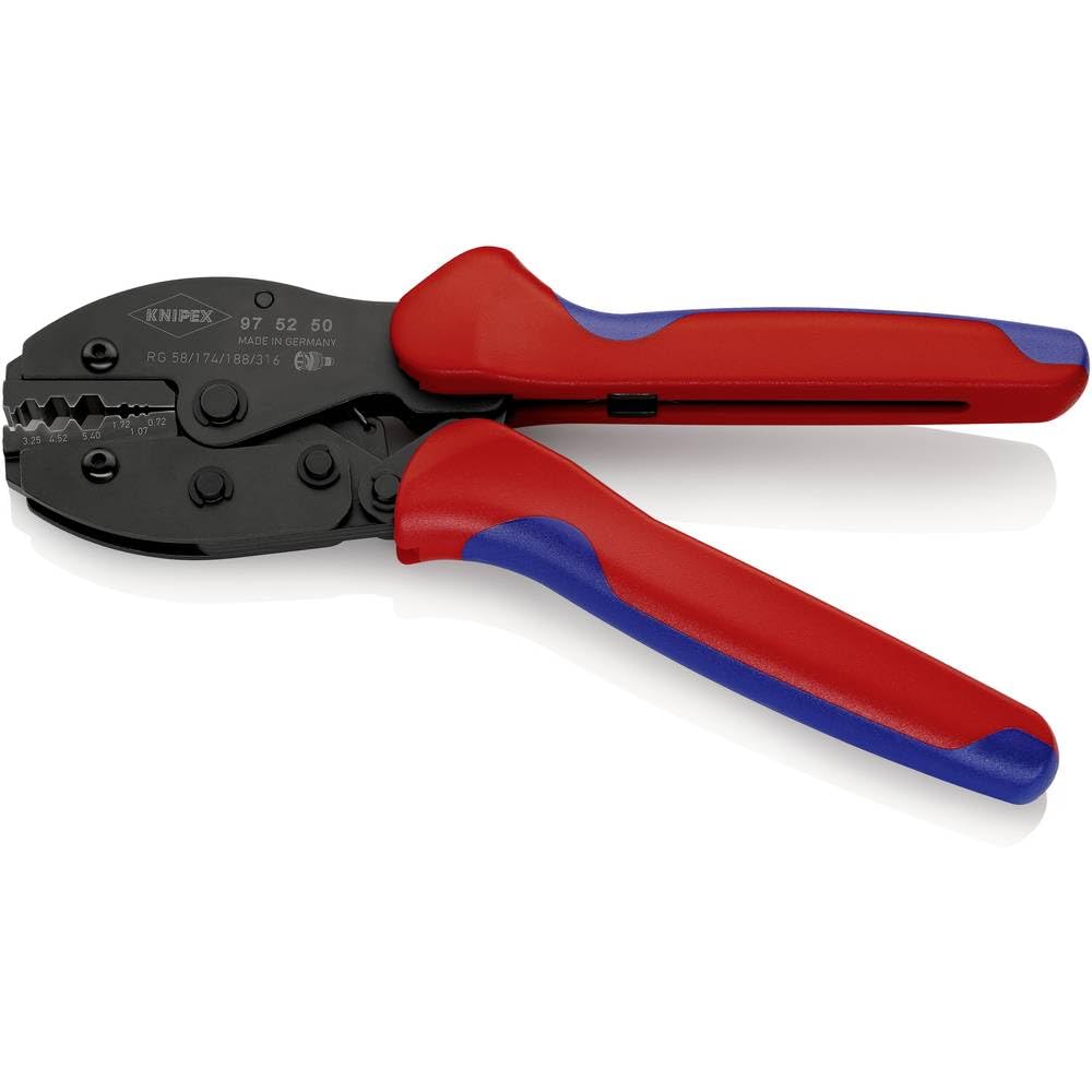 KNIPEX PreciForce Crimpadora con mangos multicomponente 220 mm, 97 52 50