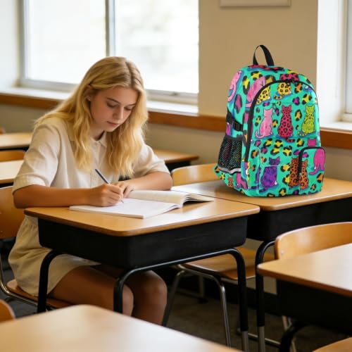 Mochila para laptop y negocios de 17.5'' estampada juvenil para portátil escolar 6