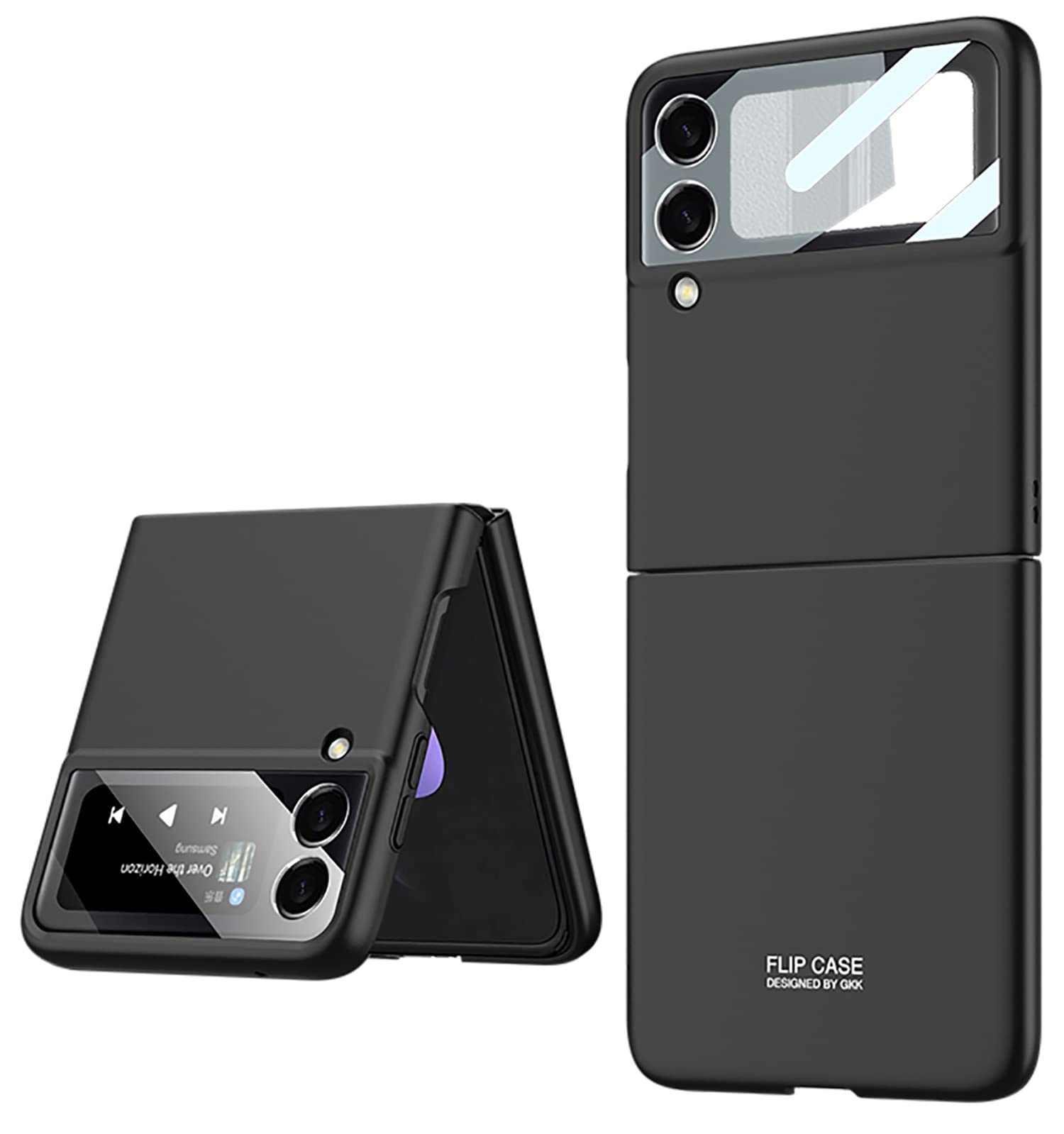 Kapa Ultra Thin Back Case for Samsung Galaxy Z Flip 4, Inbuilt Glass Window Back Cover, Black (B0BD1FVNK1) Amazon Price History, Amazon Price Tracker