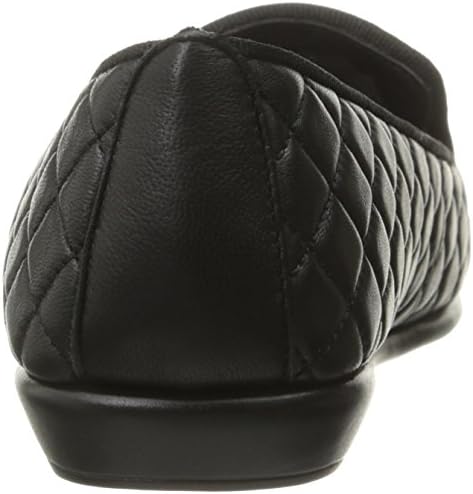Aerosoles Women's Betunia Loafer Flat, Black Quilted, 6.5 | Image 2