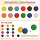 Yimomoyi 12er Pack Knete Set für Kinder, Kinderknete, Knetmasse für Fantasievolles und Kreatives Spielen, Knete Zubehör, Teig Spielzeug Geschenk für Jungen Mädchen ab 3 Jahren, 50G/Dosen (12 Farben)