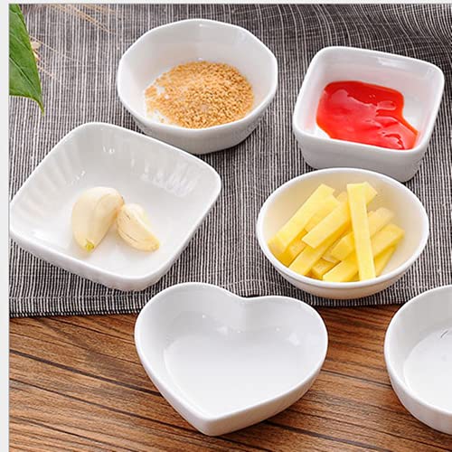 Piatto multiuso in ceramica a forma di cuore per