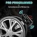 AULINK AD43-360671-BA Tire Tire Pressure Monitoring System TPMS Sensors Compatible with 2004-2018 Audi A4 A6 A8 Q7 R8 RS 4 6 7, BWM 328i 335i 528i 550i 750i,2012-2016 Porsche Cayenne 911