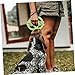 Kisangel Pet Dog Interactive Tug Toy Durable Chewing Rope for Large Medium Dogs Teething Training Squeaky Sound for Engaging Play Wear-Resistant Cotton Material
