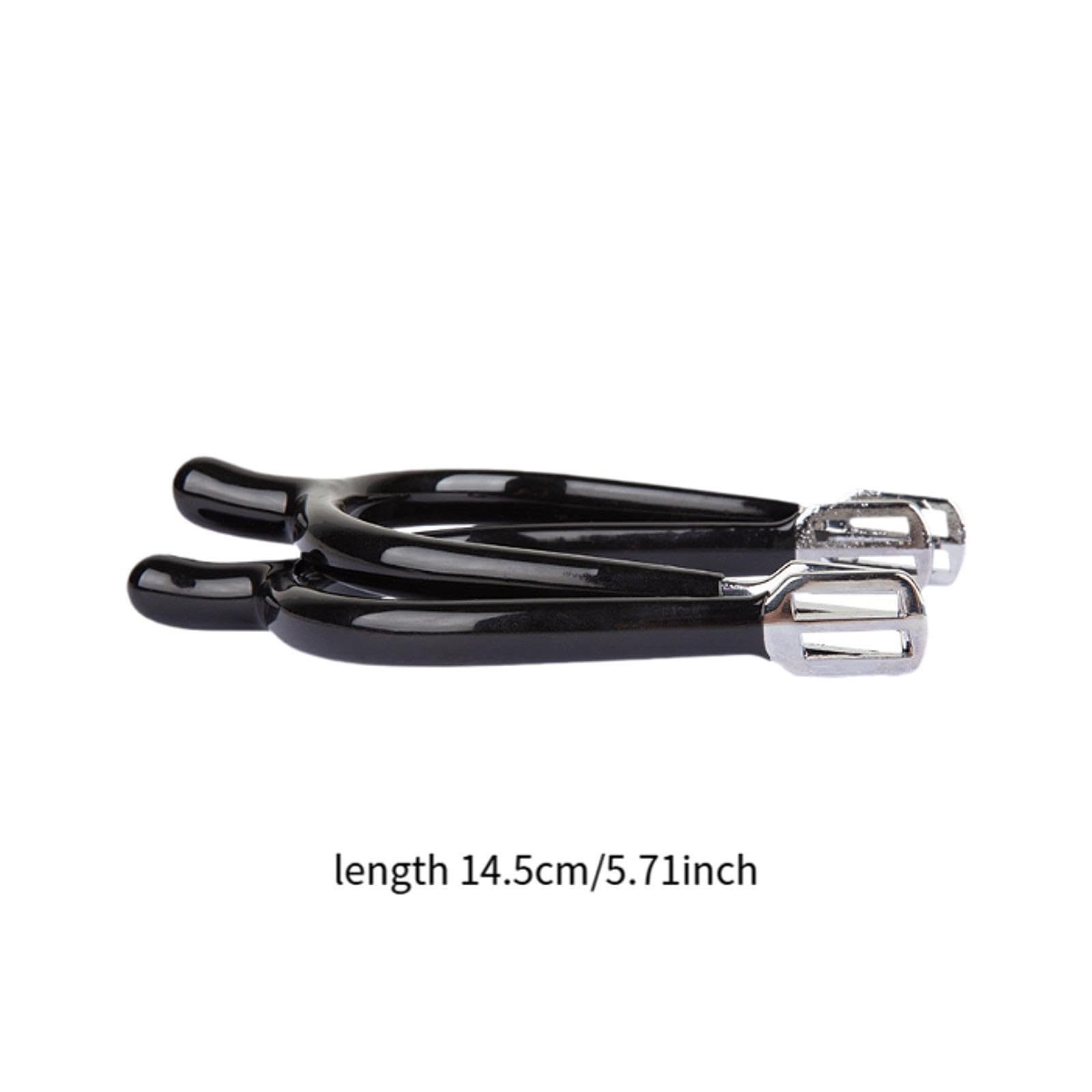Fenteer Espuelas para enlazar Caballos para Hombres y Mujeres, decoración para Botas de Caballo, espuelas Vaqueras Occidentales, Accesorios de equitación para, L
