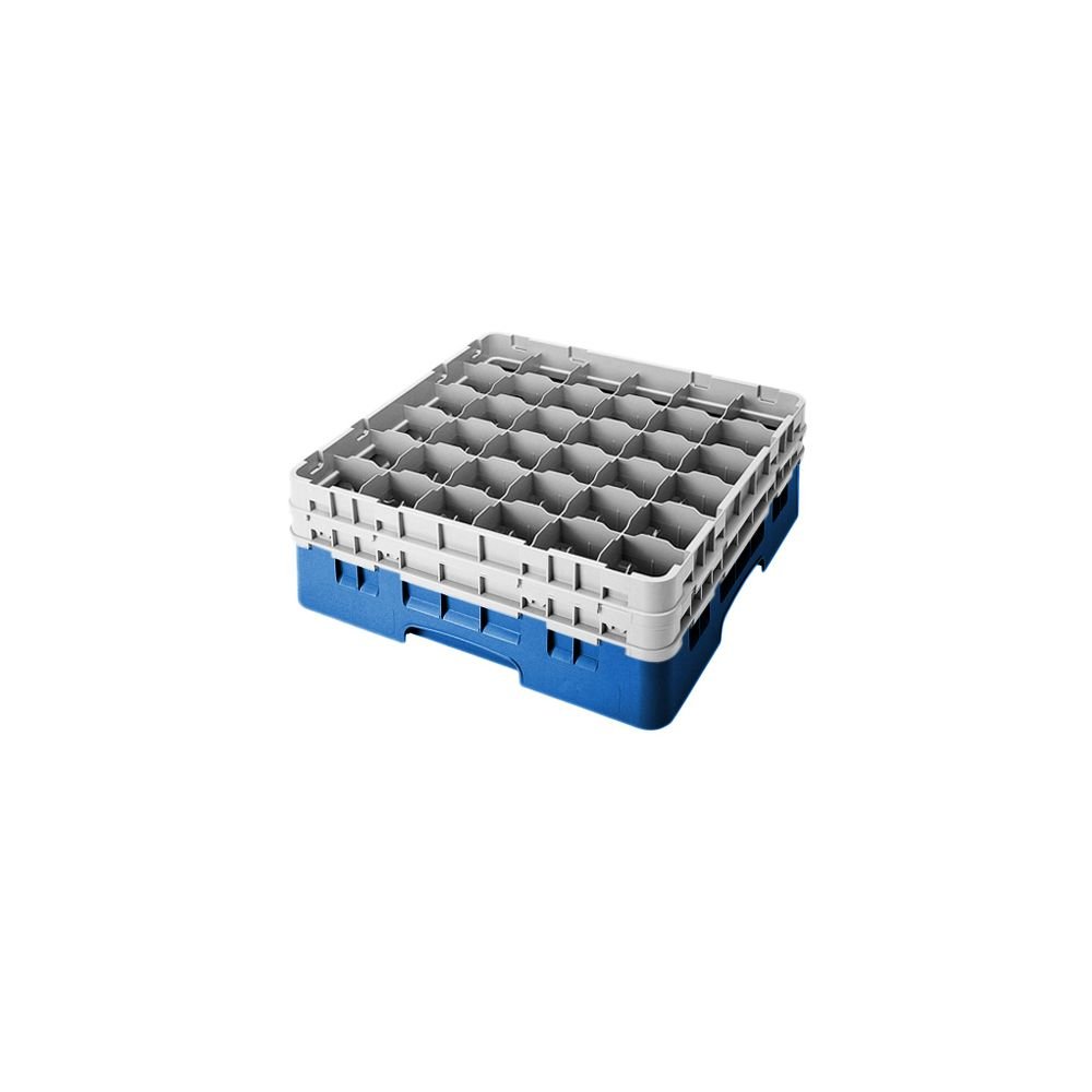 Camrack Glass Rack, W/2 Extenders, Full Size, Low Profile, 36 Compartments, 2-7/8'' Max. Dia., (4 Pieces/Unit)