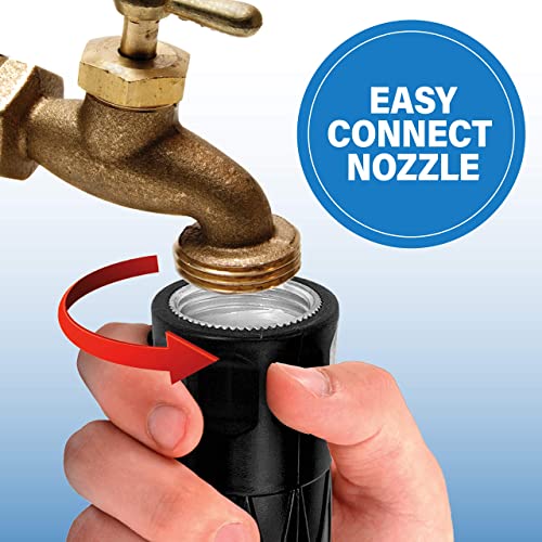 Bionic Flex Garden Hose 100Ft, Lightweight Water Hose 100 Ft, Ultra Durable Leak & Puncture Resistant Flexible Kink Free Easy Coil, Easy Connect Nozzle, Crush Resistant Fittings, 600 Psi As Seen On Tv #TOP6