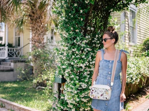 VONMAY Crossbody Purse for Women Quilted Crossbody Bags Vegan Leather Purses Small Shoulder Handbags with Wide Strap2