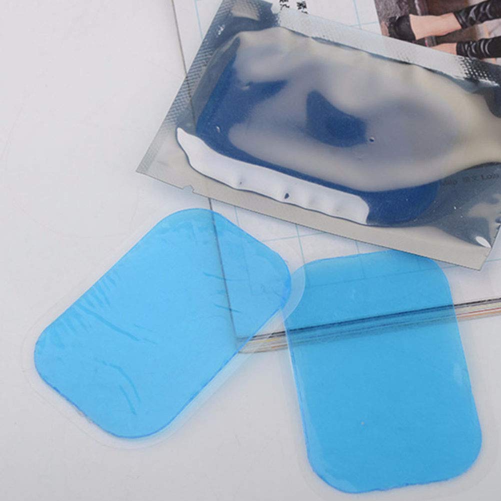 VORCOOL 10pcs Sheet Gel Pads for Abs Toner Gel Pads for Abs Stimulator Replacement Gel Pads Massage