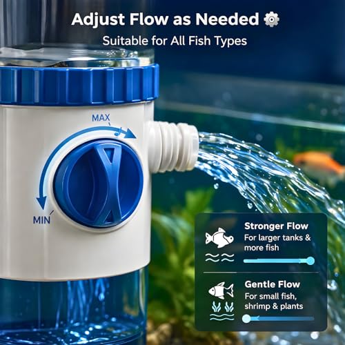 Image of VAYINATO Sun-Sun YBF-600 Large Flow HOB Aquarium Filter, Silent External Bio Power Filter for Freshwater & Planted Tanks, Multi-Stage Filtration, 600L /H, 8W