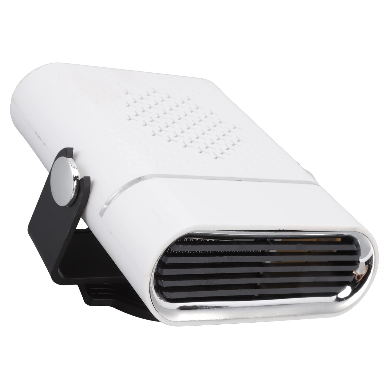 Chauffage Voiture 2-en-1 Portable 12V - Dégivre Et Désembue Le Pare-brise - Rotation 360°, Branchement Allume-cigare
