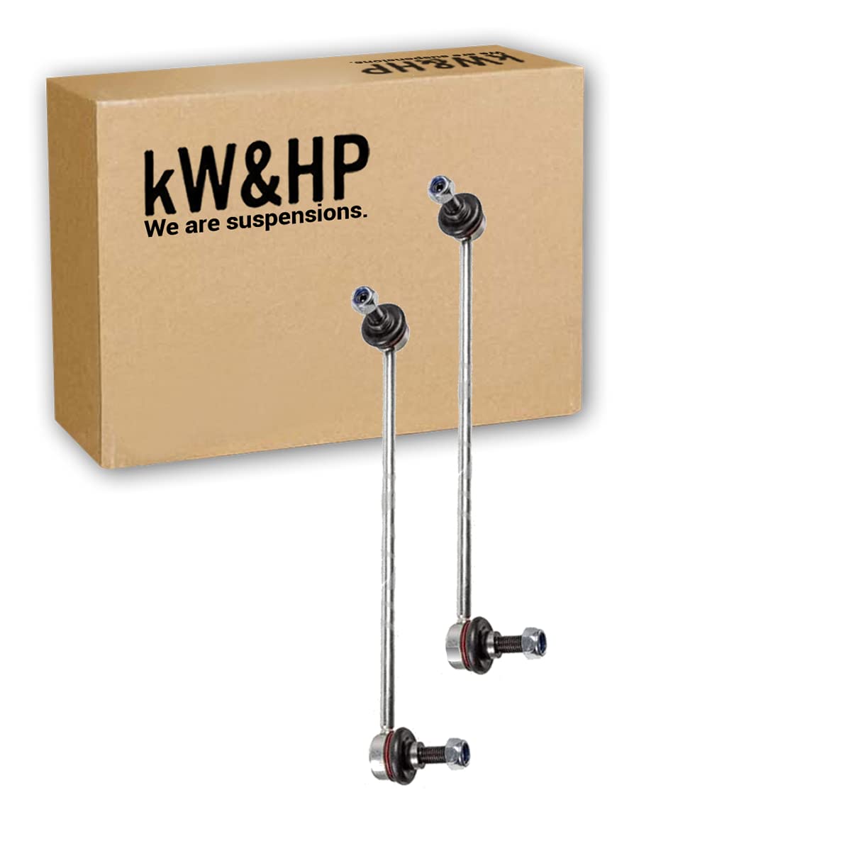 KIT 4PZ COPPIA BRACCETTI OSCILLANTI E BIELLETTE BARRA STABILIZZATRICE ANTERIORI DX/SX PER GOLF V 5, TOURAN, A3, ALTEA