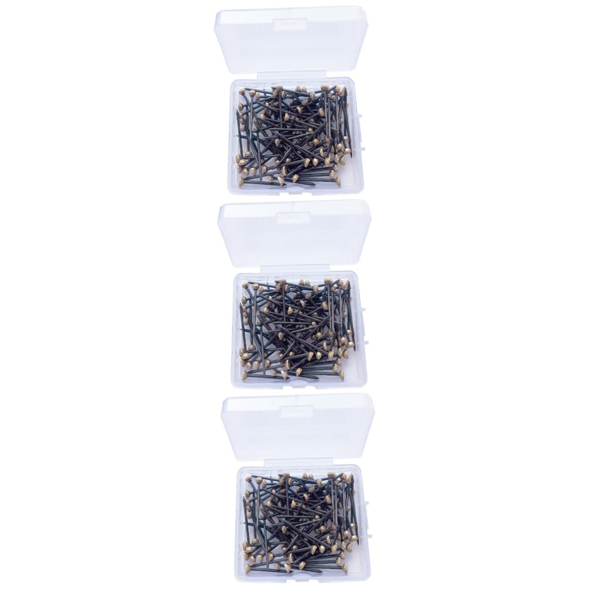 UKCOCO 450piezas Clavos Colgar Cuadros Para Fotos Clavos Rápidos Caja De Almacenamiento Perfectos Para Manualidades y Decoración De Hogar o Oficina