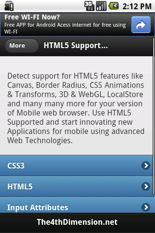 HTML5 Supported? - App on Amazon Appstore