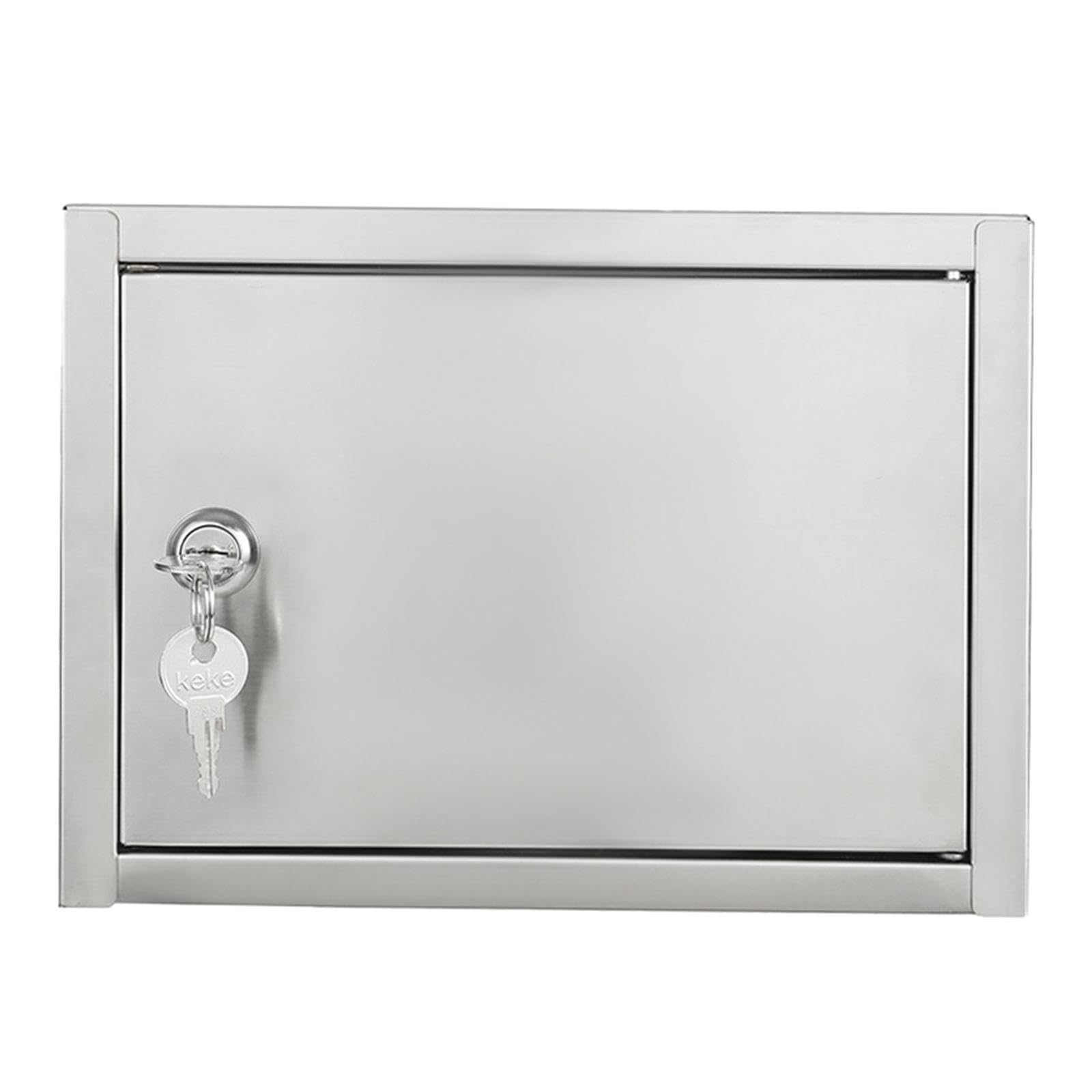 Caja de Leche Montada en Pared para Entrega de Leche Fresca Caja con de Acero Inoxidable Caja Decorativa para Pared Caja Ligera y