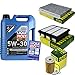 Produktbild QR-PARTS 69374203 Filter Set Inspektionspaket 5 Liter Motoröl Longtime High Tech 5W-30 MANN-FILTER Innenraumfilter Luftfilter Ölfilter