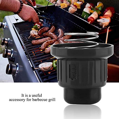 Zwarte kunststof aanstekerdeksel, verwisselbare gasgrill-grill-bougieafdekking. - Afbeelding 5