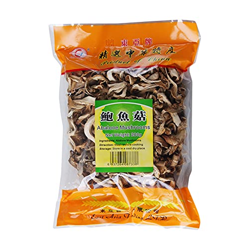 East Asia Dried Abalone Shiitake Mushrooms 200g- Thick-Cap Chinese Mushrooms for Gourmet Soups & Festive Dishes