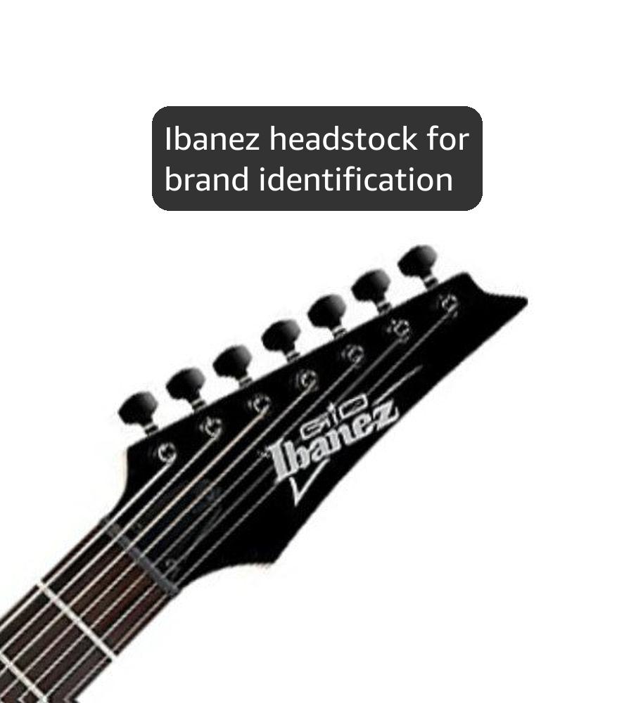 Ibanez GRG 7-String Solid-Body Electric Guitar, Right, White, Full