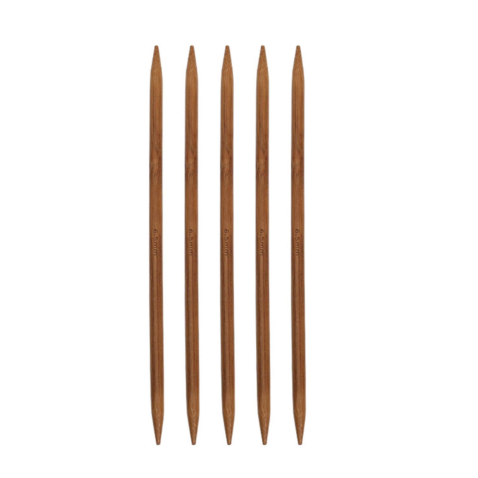 Nucelit 5pcs Double Pointed Carbonized Knitting Needle 20cm Sweater Knitting Gloves and Socks Craft Crochet Needle Set Set