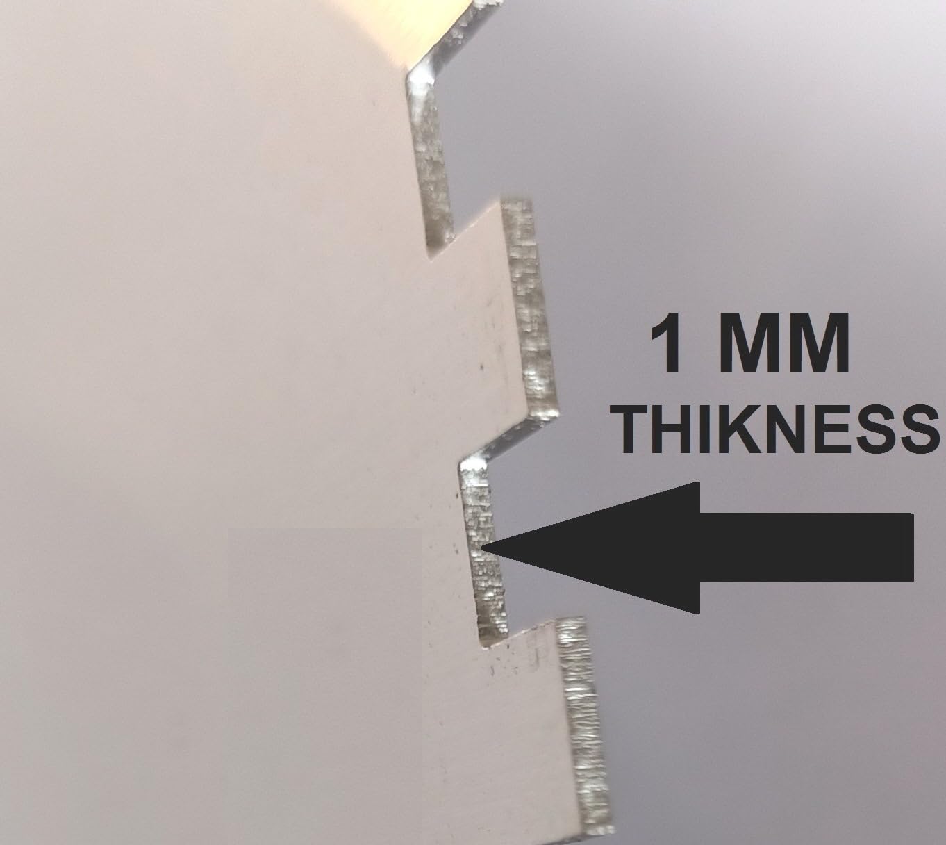 MD Style Notch Metal Trowel For Fixing Tiles, Granite, Marble 4-8 MM (6x12 Inch) 1